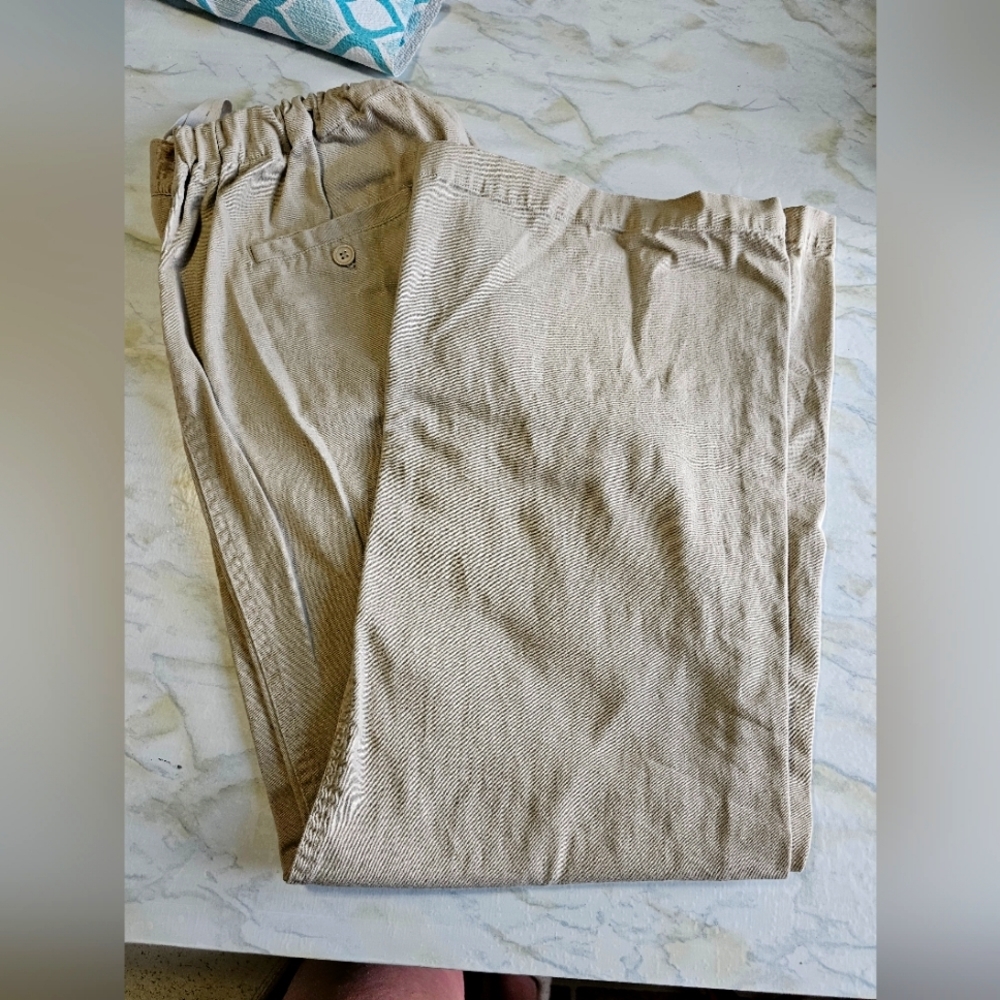 Khaki Ladies Pants